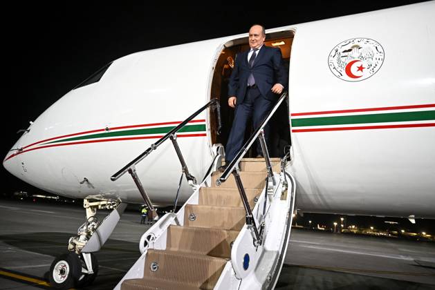 Prime Minister Algeria is Sifi Ghrieb arrives in Moscow 9274095 26.10.2026 Prime Minister Algeria is Sifi Ghrieb arrives in Moscow for the 3rd Russia-Africa Summit and Forum and the summit of the Gas Exporting Countries Forum (GECF). Sergey Bobylev Sputnik Crediting the source in the following order photographer s name 8th GECF summit host photo agency is mandatory when using the photo Moscow Russia  Copyright: xSergeyxBobylevx