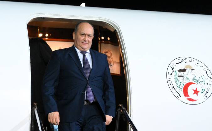 Prime Minister Algeria is Sifi Ghrieb arrives in Moscow 9274101 26.10.2026 Prime Minister Algeria is Sifi Ghrieb arrives in Moscow for the 3rd Russia-Africa Summit and Forum and the summit of the Gas Exporting Countries Forum (GECF). Grigory Sysoev Sputnik Crediting the source in the following order photographer s name 8th GECF summit host photo agency is mandatory when using the photo Moscow Russia  Copyright: xGrigoryxSysoevx