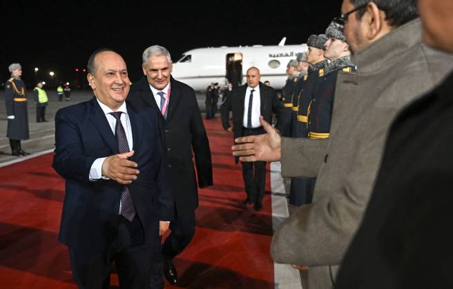Prime Minister of Algeria Sifi Ghrieb arrives in Moscow 9274109 26.10.2026 Prime Minister of Algeria Sifi Ghrieb arrives in Moscow for the 3rd Russia-Africa Summit and Forum and the summit of the Gas Exporting Countries Forum (GECF). Second left: Algerian Ambassador to Russia Toufik Djouama. Sergey Bobylev Sputnik Crediting the source in the following order photographer s name 8th GECF summit host photo agency is mandatory when using the photo Moscow Russia  Copyright: xSergeyxBobylevx