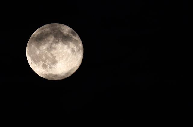 Full Moon, October 26, 2026, Bachra, Full Moon in the Night Sky
