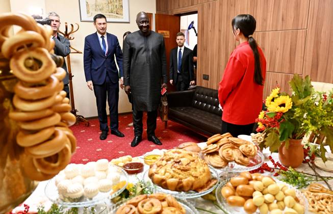 President of the ECOWAS Commission Omar Alieu Touray arrives in Moscow 9274369 27.10.2026 President of the Commission of the Economic Community of West African States (ECOWAS) Omar Alieu Touray arrives in Moscow to take part in the third Russia-Africa Summit and Forum. Mikhail Voskresenskiy Sputnik Crediting the source in the following order photographer s name Russia-Africa Summit and Economic and Humanitarian forum host ÑÄhoto agency is mandatory when using the photo Moscow Russia  Copyright: xMikhailxVoskresenskiyx