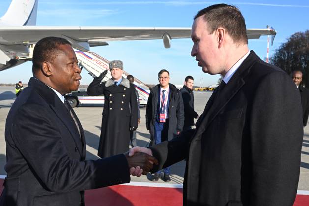 President of Madagascar Michael Randrianirina arrives in Moscow 9274418 27.10.2026 President of Madagascar Michael Randrianirina arrives in Moscow to take part in the third Russia-Africa Summit and Forum. Right: Director of the Foreign Ministry Department of State Protocol Igor Bogdashev. Ilya Pitalev Sputnik Crediting the source in the following order photographer s name Russia-Africa Summit and Economic and Humanitarian forum host ÑÄhoto agency is mandatory when using the photo Moscow Russia  Copyright: xIlyaxPitalevx