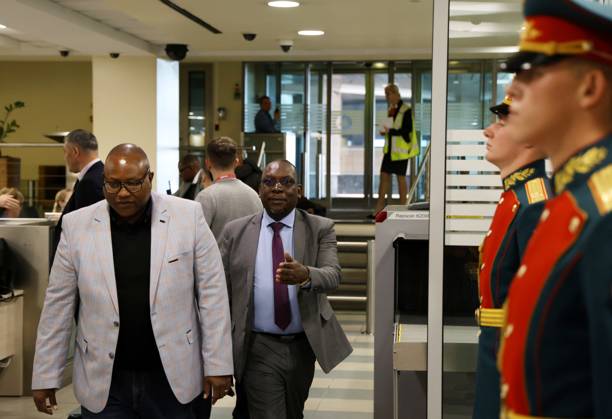 Zambian Minister of Foreign Affairs and International Cooperation Mulambo Haimbe arrives in Moscow 9274524 27.10.2026 Minister of Foreign Affairs and International Cooperation of the Republic of Zambia Mulambo Haimbe arrives in Moscow to take part in the third Russia-Africa Summit and Forum. Artem Pryakhin Sputnik Crediting the source in the following order photographer s name Russia-Africa Summit and Economic and Humanitarian forum host ÑÄhoto agency is mandatory when using the photo Moscow Russia  Copyright: xArtemxPryakhinx
