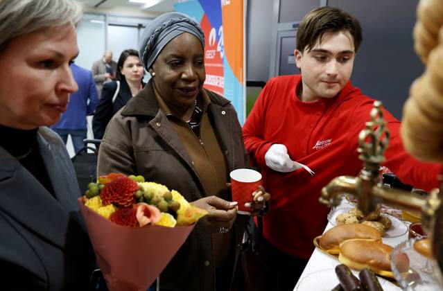 COMESA Secretary General Chileshe Kapwepwe arrives in Moscow 9274592 27.10.2026 Secretary General of the Common Market for Eastern and Southern Africa (COMESA) Chileshe Kapwepwe arrives in Moscow to take part in the third Russia-Africa Summit and Forum. Artem Pryakhin Sputnik Crediting the source in the following order photographer s name Russia-Africa Summit and Economic and Humanitarian forum host ÑÄhoto agency is mandatory when using the photo Moscow Russia  Copyright: xArtemxPryakhinx