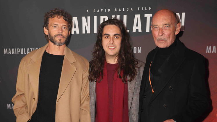 26 10 26 Manipulation UK Premiere - Arrivals 26 10 26 Manipulation UK Premiere - Arrivals (L-R) Arnaud Binard, David Balda and James Faulkner attend the Manipulation UK Premiere at Curzon Mayfair on October 26, 2026 in London, England., Credit:Roger Alarcon Avalon United Kingdom, London  Copyright: xRogerxAlarconx xAvalonx 1146991637