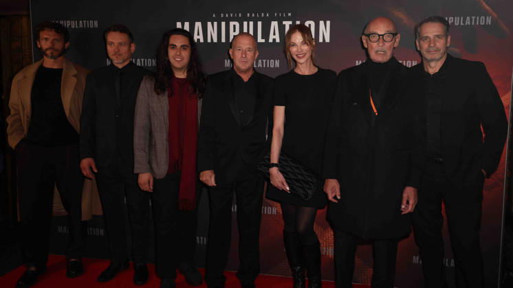 26 10 26 Manipulation UK Premiere - Arrivals 26 10 26 Manipulation UK Premiere - Arrivals (L-R) Arnaud Binard, Pawel Lawrynowicz, David Balda, Heino Ferch, Pavlina Nemcová, James Faulkner and Pawel Delag attend the Manipulation UK Premiere at Curzon Mayfair on October 26, 2026 in London, England., Credit:Roger Alarcon Avalon United Kingdom, London  Copyright: xRogerxAlarconx xAvalonx 1146991718