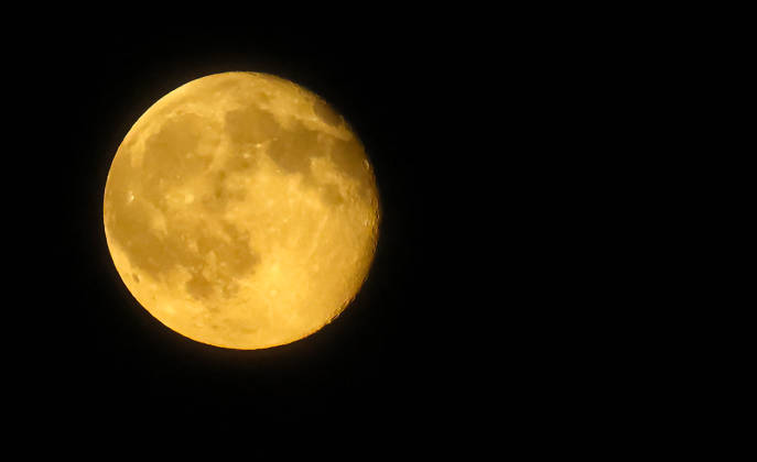 October 27, 2026, Full Moon, pictured: Full Moon
