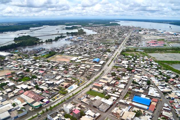 Machala, Tuesday, October 27, 2026 Aerial survey of the city of Machala to assess the flooding caused by the El Nino phenomenon. Photos: API Pocho Pato, Machala, El Oro, Ecuador, 20261027, 251797, 6ae1297e3624c img 20261027 174329 Copyright: xPochoxPatox