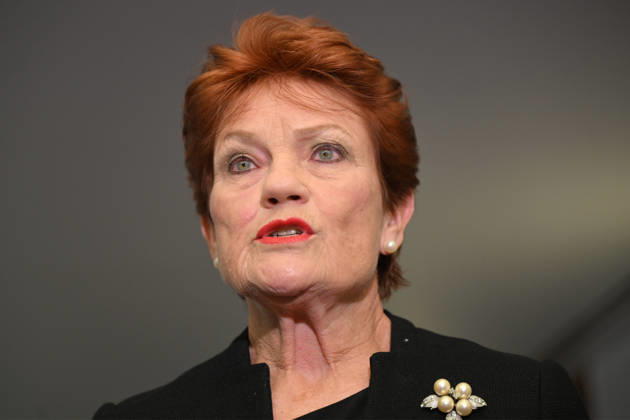 PAULINE HANSON PRESSER, One Nation leader Pauline Hanson speaks to the media during a press conference at Parliament House in Canberra, Wednesday, October 28, 2026. ( NO ARCHIVING CANBERRA AUSTRALIAN CAPITAL TERRITORY Australia  Copyright: xLUKASxCOCHx 20261028164595127890