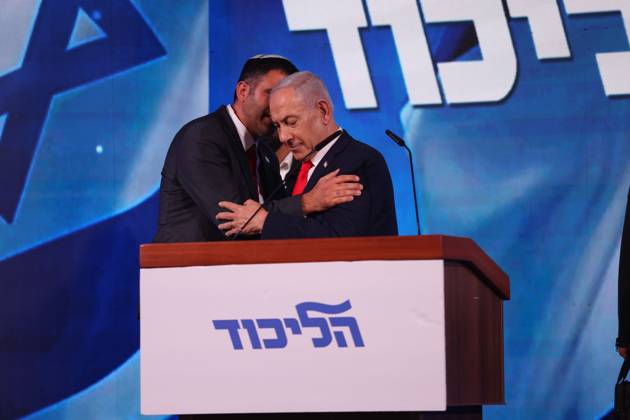 October 28, 2026, West Jerusalem, Israel: WEST JERUSALEM, OCTOBER 28, 2026: Israeli Prime Minister and Likud party leader Benjamin Netanyahu addresses supporters at the partyÃ¢â‚¬â ¢s election headquarters in West Jerusalem following the release of exit polls and preliminary results from IsraelÃ¢â‚¬â ¢s parliamentary elections held on October 27. West Jerusalem Israel  - ZUMAq101 20261028_zna_q101_014 Copyright: xSaeedxQaqx