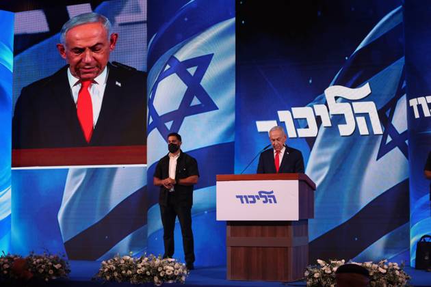 October 28, 2026, West Jerusalem, Israel: WEST JERUSALEM, OCTOBER 28, 2026: Israeli Prime Minister and Likud party leader Benjamin Netanyahu addresses supporters at the partyÃ¢â‚¬â ¢s election headquarters in West Jerusalem following the release of exit polls and preliminary results from IsraelÃ¢â‚¬â ¢s parliamentary elections held on October 27. West Jerusalem Israel  - ZUMAq101 20261028_zna_q101_020 Copyright: xSaeedxQaqx