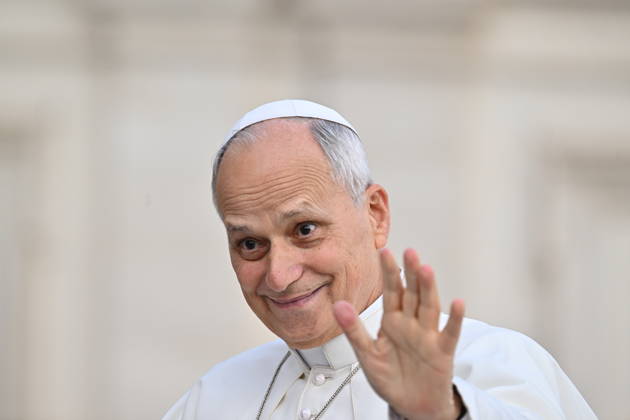 ITALY-WEEKLY-AUDIENCE-2026 10 28 Italy, Rome, Vatican City, October 28, 2026: Pope Leo XIV during his weekly general audience in St Peter s Square at the Vatican. Photo: Copyright Alessia Giuliani Catholipressphoto EDITORIAL USE ONLY - NO BOOKS Copyright: xx