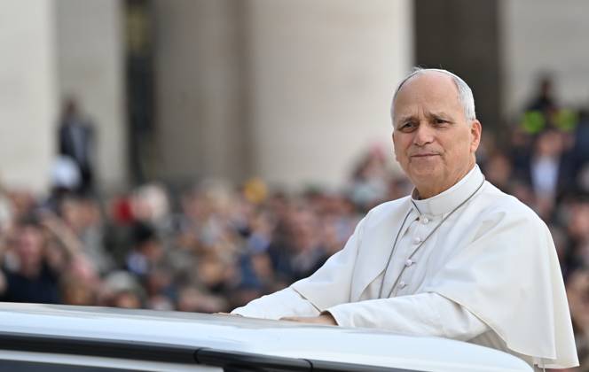 ITALY-WEEKLY-AUDIENCE-2026 10 28 Italy, Rome, Vatican City, October 28, 2026: Pope Leo XIV during his weekly general audience in St Peter s Square at the Vatican. Photo: Copyright Alessia Giuliani Catholipressphoto EDITORIAL USE ONLY - NO BOOKS Copyright: xx