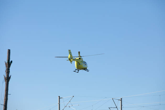 Two Trains Collide at Urda Station in Toledo A helicopter is on the scene of the accident on October 28, 2026, in Urda, Toledo, Castilla-La Mancha, Spain. Two trains collided on the morning of Wednesday, October 28, at the station in the Toledo town of Urda. Firefighters from the Alcázar de San Juan and Orgaz stations, Civil Protection teams from several surrounding towns, three medical helicopters, and two ambulances. OCTOBER 28, 2026 Juanma Jimé Urda, Toledo, Castile-La Mancha Urda, Toledo, Castile-La Mancha, Spain  Copyright: xJuanmaxJimÃ nezx 7874613