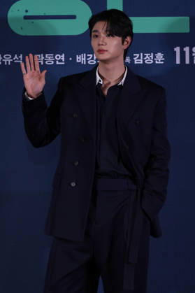 Seoul press screening for the movie Final Interview South Korean actor Kim Jae-won poses for photos during a press preview for the movie Final Interview in Seoul, South Korea, on October 28, 2026. Seoul South Korea  Copyright: xMatrixxImagesx xJungxUi-Chelx