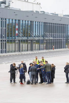 Johann Wadephul (CDU), Federal Minister of Foreign Affairs, flies to Panama. Pictured here making a statement shortly before departure. Berlin, October 28, 2026. Photographed on behalf of the Federal Foreign Office, Berlin, Germany. Copyright: xThomasxImo AAx