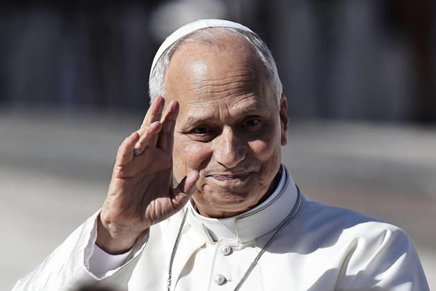 October 28, 2026. Vatican City - POPE LEO XIV during his weekly General audience in St. Peter s Square at the Vatican. EvandroInetti_via ZUMA Wire Vatican City State  - ZUMAi15_ 20261028_zaf_i15_016 Copyright: xEvandroxInettix