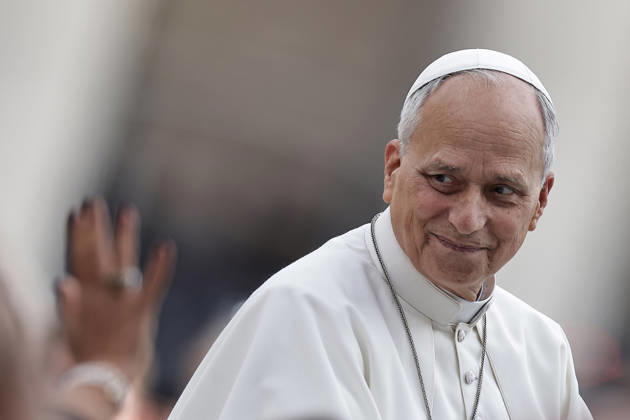 October 28, 2026. Vatican City - POPE LEO XIV during his weekly General audience in St. Peter s Square at the Vatican. EvandroInetti_via ZUMA Wire Vatican City State - ZUMAi15_ 20261028_zaf_i15_032 Copyright: xEvandroxInettix