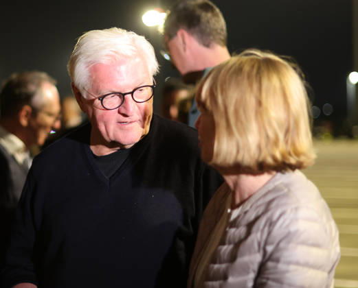 Federal President and Military in China, October 28, 2026, China, Beijing, Presidential Air Service, Departure of Federal President Frank Walter Steinmeier and Elke Buedenbender for China on a flight from Hefei to Beijing; upon arrival, they were greeted by the Chinese military and an honor guard representing all branches of the armed forces at the Presidential Air Service aircraft, Beijing, Beijing, China