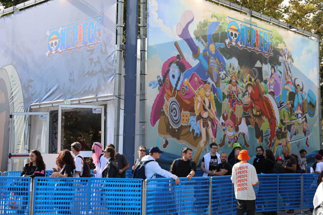 IPA90281682 - Lucca (Lu) The 60th edition of Lucca Comics and Games is underway. In the photo: The line at the One Piece pavilions  Copyright: xx xx IPA90281682