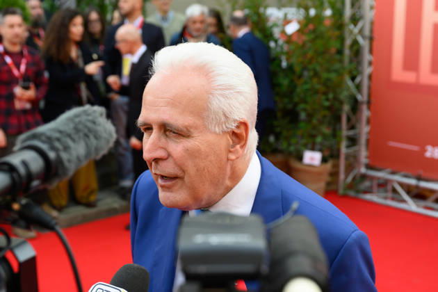 October 28, 2026, Lucca, Lucca, Italy: Eugenio Giani, President of the Tuscany Region, during interviews at the inauguration of Lucca Comics & Games, Lucca, October 28, 2026 Lucca Italy  - ZUMAa289 20261028_zia_a289_157 Copyright: xStefanoxDallexLuchex xAgfx