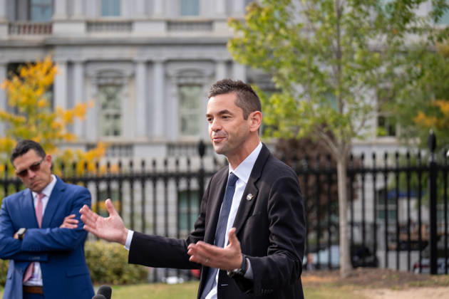 October 28, 2026, Washington, Dc, United States: NASA Administrator Jared Isaacman speaks to the press at the White House following a meeting with President Trump and the Artemis 3 crew on October 28, 2026. Washington United States  - ZUMAl312 20261028_znp_l312_007 Copyright: xAndrewxLeydenx
