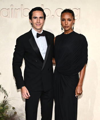 airbnb.org Gala Juan David Borrero and Jasmine Tookes arriving to the airbnb.org Gala 2026 held at Milk Studios on October 28, 2026 in Hollywood, CA. Hollywood Milk Studios California USA Copyright: xLISAxOConnorx xAFF-USA.comx