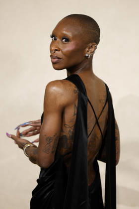 Cynthia Erivo attends Airbnb.org s first ever gala at Milk Studios in Los Angeles on Wednesday, October 28, 2026. Airbnb.org is a global nonprofit that provides free emergency housing to people affected by disasters, illnesses, or other times of crisis.  LAP20261028136 CAROLINExBREHMAN
