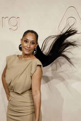 Tracee Ellis Ross attends Airbnb.org s first ever gala at Milk Studios in Los Angeles on Wednesday, October 28, 2026. Airbnb.org is a global nonprofit that provides free emergency housing to people affected by disasters, illnesses, or other times of crisis.  LAP20261028102 CAROLINExBREHMAN