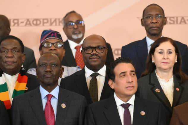 Russia-Africa Economic and Humanitarian Forum MOSCOW, RUSSIA - OCTOBER 29: (----EDITORIAL USE ONLY - MANDATORY CREDIT - GRIGORY SYSOEV RUSSIA-AFRICA SUMMIT AND ECONOMIC AND HUMANITARIAN FORUM HOST PHOTO AGENCY HANDOUT - NO MARKETING NO ADVERTISING CAMPAIGNS - DISTRIBUTED AS A SERVICE TO CLIENTS----) Participants prepare for a family photo during the 3rd Russia-Africa Summit and Forum in Moscow, Russia, on October 29, 2026. Grigory Sysoev Russia-Africa Summit and Economic and Humanitarian Forum Host Photo Agency Anadolu Moscow Russia. Editorial use only. Please get in touch for any other usage.  Copyright: x2026xAnadoluxGrigoryxSysoev Russia-AfricaxSummitxandxEconomicxandxHumanitarianxForumxHostxPhotoxAgencyx