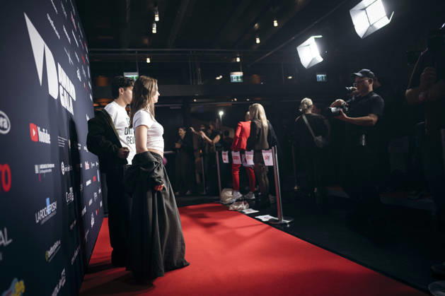 Theresia Crone is taking a stand against digital violence at the Videodays gala i Copyright: xDominikxButzmannx