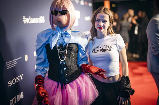 Theresia Crone is taking a stand against digital violence at the Videodays gala i Copyright: xDominikxButzmannx