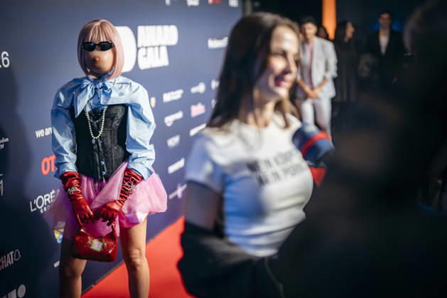 Theresia Crone is taking a stand against digital violence at the Videodays gala i Copyright: xDominikxButzmannx