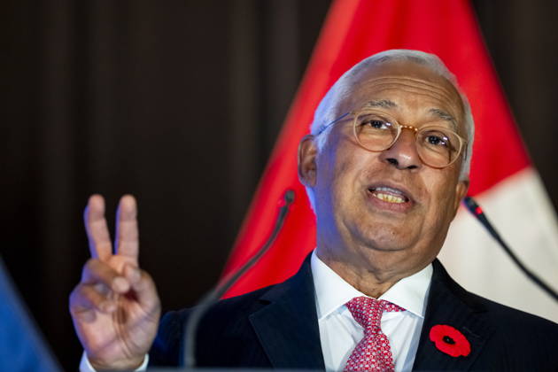October 29, 2026, Montreal, Pq, CANADA: President of the European Council, Antonio Costa, gives remarks at a luncheon ahead of the Canada-EU Summit, in Montreal, on Thursday, Oct. 29, 2026. Montreal CANADA - ZUMAc35_ 20261029_zaf_c35_131 Copyright: xChristopherxKatsarovx