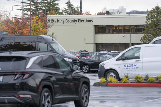 October 29, 2026, Renton, Washington, USA: A view of the King County Elections office in Renton, Washington, USA, on Thu., Oct. 29, 2026. Approximately 98% of votes cast in Washington state are mail-in ballots. Renton USA - ZUMAb344 20261029_znp_b344_018 Copyright: xM.xScottxBrauerx
