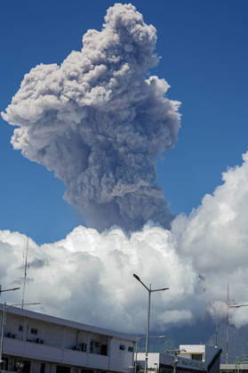 (261030) -- ALBAY PROVINCE, Oct. 30, 2026 -- A large plume of smoke and ash is seen after the eruption of Mayon Volcano in Albay Province, the Philippines, on Oct. 30, 2026. The Philippines Mayon Volcano erupted on Friday, said the Philippine Institute of Volcanology and Seismology. ( Handout via Xinhua) THE PHILIPPINES-ALBAY PROVINCE-MAYON VOLCANO-ERUPTION AlbayxProvincexPublicxInformationxOffice 