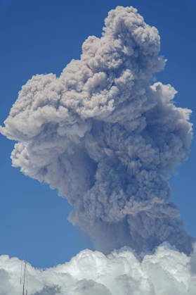 (261030) -- ALBAY PROVINCE, Oct. 30, 2026 -- A large plume of smoke and ash is seen after the eruption of Mayon Volcano in Albay Province, the Philippines, on Oct. 30, 2026. The Philippines Mayon Volcano erupted on Friday, said the Philippine Institute of Volcanology and Seismology. ( Handout via Xinhua) THE PHILIPPINES-ALBAY PROVINCE-MAYON VOLCANO-ERUPTION AlbayxProvincexPublicxInformationxOffice 
