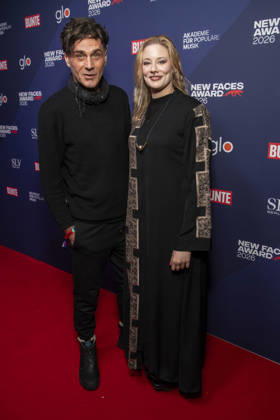 ABB NEWFACES Rainer Meifert and Renee Johanna Stul were guests at the BUNTE New Faces Award Music 2026 at Cafe Moskau on October 29, 2026, in Berlin, Germany