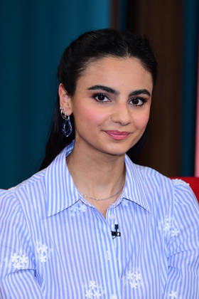 Bayan Layla appeared as a guest on the NDR show *Das Rote Sofa* on October 30, 2026, in Hamburg. Bayan Layla during the *Das Rote Sofa* TV show at the NDR Studios on October 30, 2026 in Hamburg, Germany Bayan Layla as a guest on the NDR show Das Rote Sofa in Hamburg