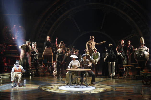 October 30, 2026, Madrid, Community Of Madrid, Spain: Artists and acrobats of Cirque du Soleil perform live on stage during the opening premiere of KURIOS - Cabinet of Curiosities (Gabinete de Curiosidades) under the iconic Big Top (Gran Carpa) at Escenario Puerta del Angel in Madrid, Spain, on Friday, October 30, 2026. Directed by Michel Laprise and celebrated as one of Cirque du Soleil s most acclaimed productions, the steampunk-inspired spectacle arrives in the Spanish capital following its successful engagement in Barcelona to conclude its Spanish tour. Set in a late 19th-century mechanical universe, the show follows an ambitious inventor known as The Seeker who unlocks a cabinet of curiosities, unleashing world-class contortionists - ZUMAo127 20261030_zep_o127_062 Copyright: xHugoxOrtunox