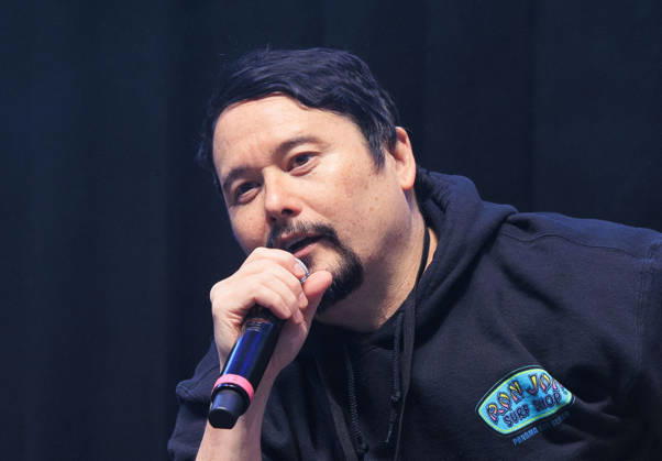October 30, 2026, Los Angeles, California, USA: Johnny Yong Bosch speaks during a panel at the LA Comic Con on October 29, 2026 at the Los Angeles Convention Center in Los Angeles, California. ARIANA RUIZ PI Los Angeles USA - ZUMAp124 20261030_zaa_p124_005 Copyright: xArianaxRuizx