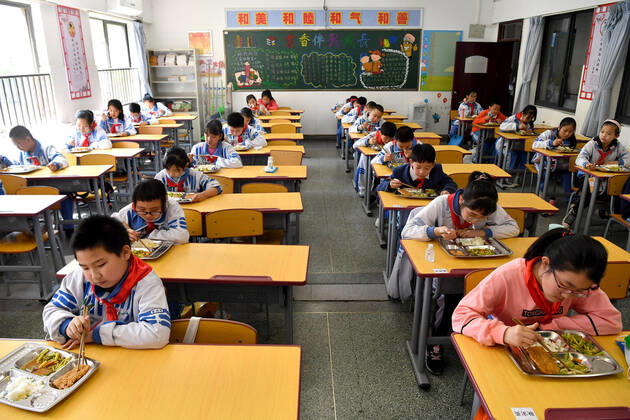 Coronavirus in China, Eindrücke aus Schulen