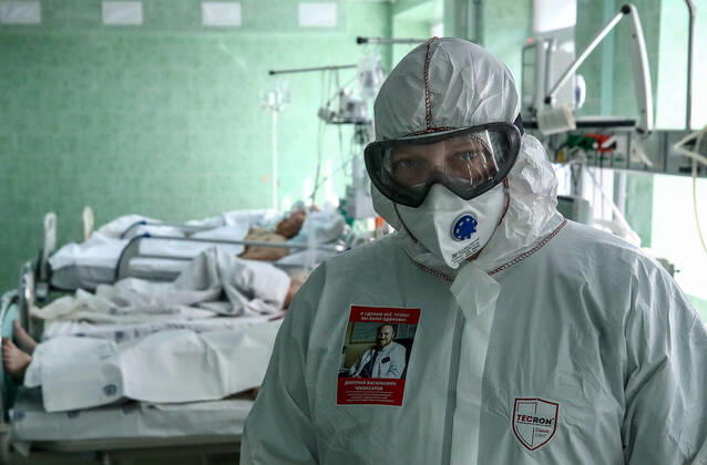Coronavirus in Russland, Eindrücke aus einem Krankenhaus in Moskau