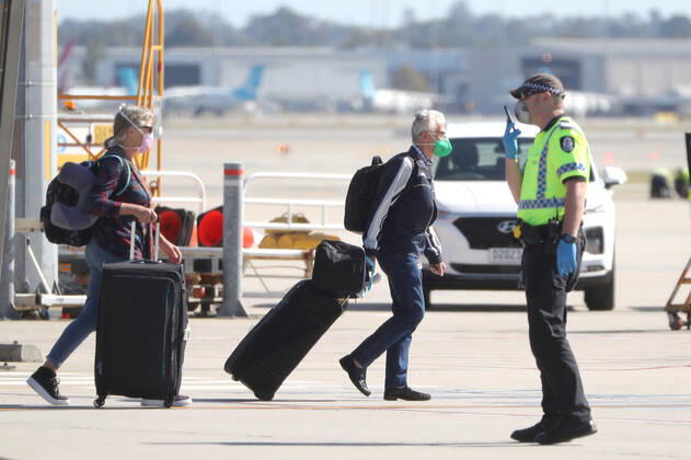 Coronavirus, Rückkehrer aus Südafrika erreichen Perth