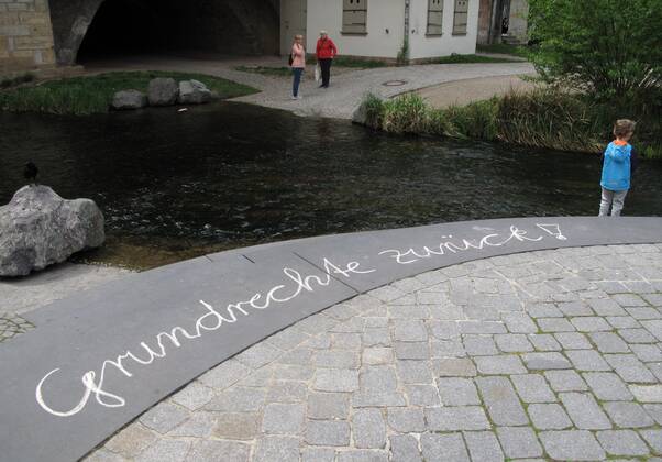 Coronavirus in Thüringen, Impressionen aus Erfurt