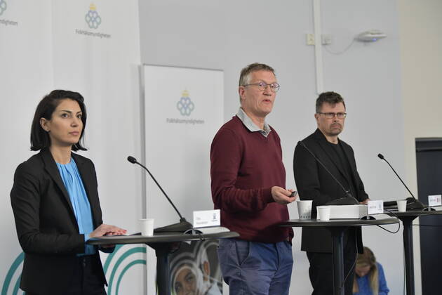 Coronavirus in Schweden, Epidemiologe Anders Tegnell gibt Pressekonferenz
