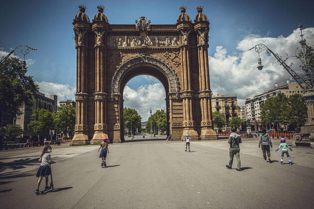 Coronavirus in Spanien, Impressionen aus Barcelona