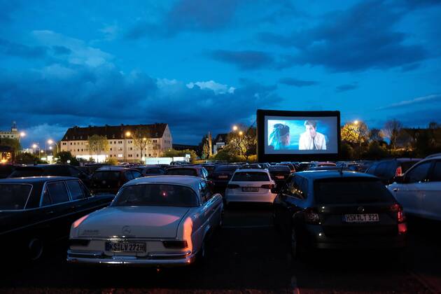 Coronavirus, Autokino in Kassel