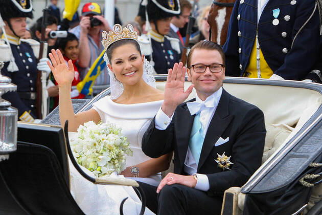 Crown Princess Victoria marries Daniel Westling, 10th anniversary on 19 June