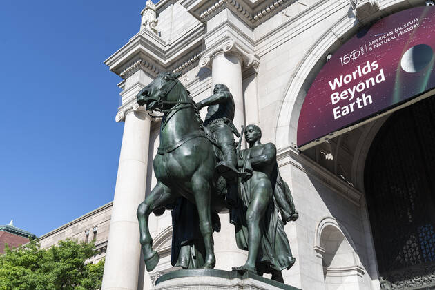 New York, American Museum of Natural History removed statue of Theodore Roosevelt